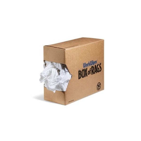 Super Absorbent Rags - New White T-Shirt in Box 1 box